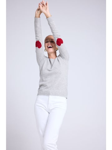 Maison Héritage Cashmere Kaschmir-Pullover in Grau