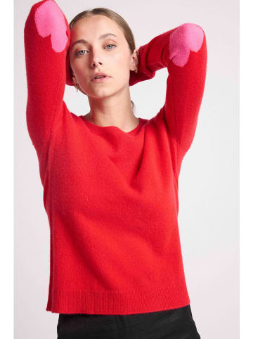 Maison Héritage Cashmere Kaschmir-Pullover in Rot