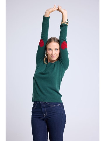 Maison Héritage Cashmere Kaschmir-Pullover in Dunkelgrün