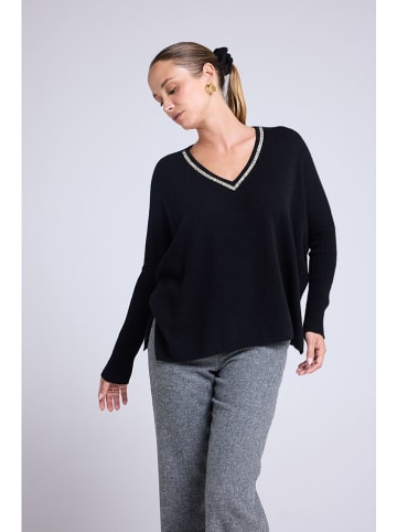 Maison Héritage Cashmere Kaschmir-Pullover in Schwarz