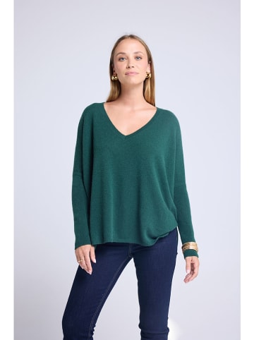 Maison Héritage Cashmere Kaschmir-Pullover in Dunkelgrün