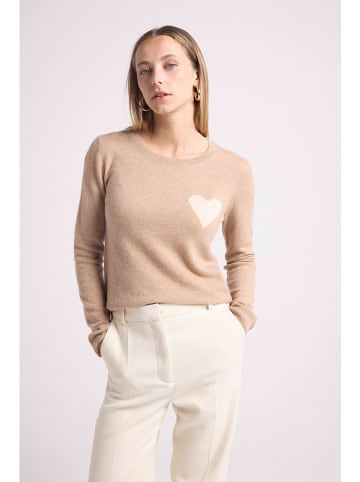 Maison Héritage Cashmere Kaschmir-Pullover in Beige