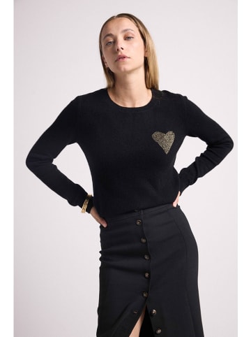 Maison Héritage Cashmere Kaschmir-Pullover in Schwarz