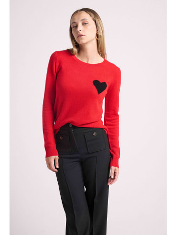 Maison Héritage Cashmere Kaschmir-Pullover in Rot