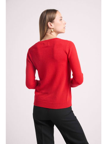 Maison Héritage Cashmere Kasjmieren trui rood