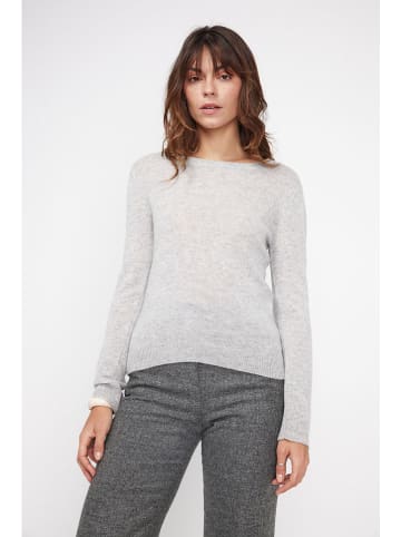 Maison Héritage Cashmere Kaschmir-Pullover in Grau