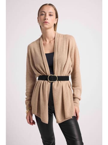 Maison Héritage Cashmere Kaschmir-Cardigan in Beige