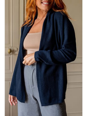 Maison Héritage Cashmere Kaschmir-Cardigan in Dunkelblau