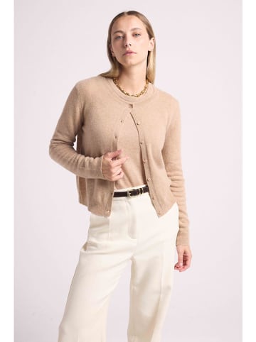 Maison Héritage Cashmere Kaschmir-Cardigan in Beige