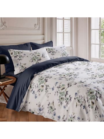 Pierre Cardin Perkalowa poszwa w kolorze niebieskim na kołdrę