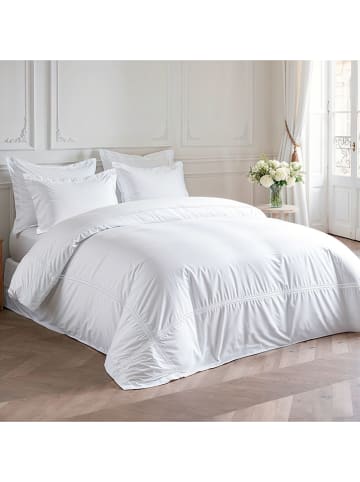 Pierre Cardin Satin-Bettbezug "Gold" in Weiß