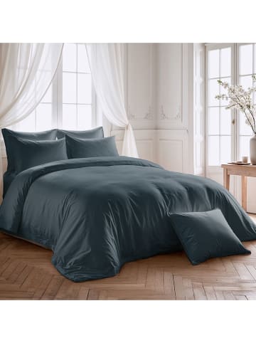 Pierre Cardin Perkalowa poszwa w kolorze morskim na kołdrę