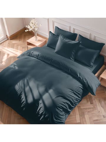 Pierre Cardin Perkalowa poszwa w kolorze morskim na kołdrę