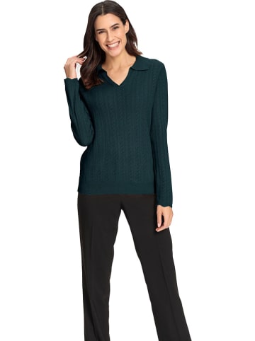 WITT WEIDEN Woll-Pullover in Grün