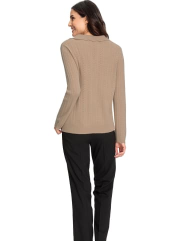 WITT WEIDEN Wełniany sweter w kolorze beżowym