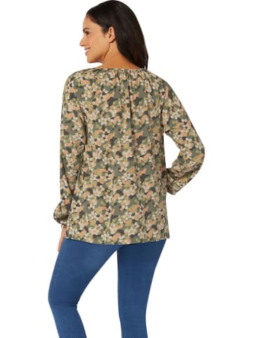 WITT WEIDEN Bluse in Khaki/ Hellbraun