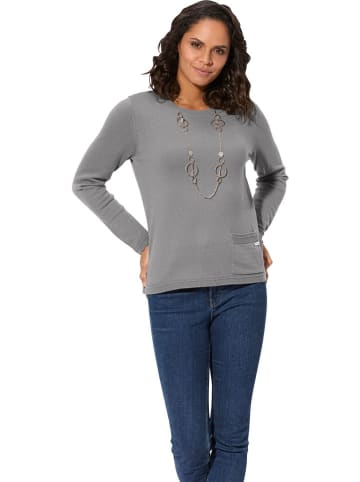WITT WEIDEN Woll-Pullover in Grau
