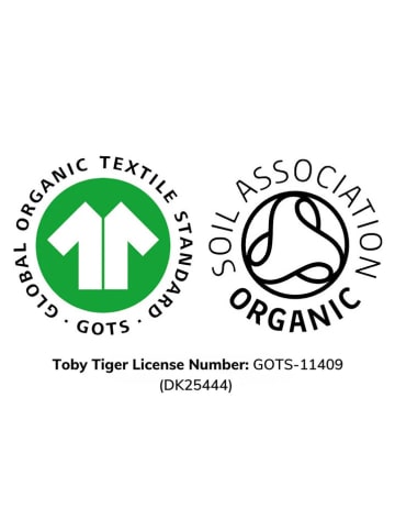 Toby Tiger Wende-Sweatjacke in Blau