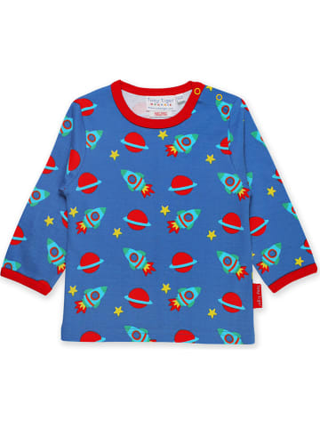 Toby Tiger Longsleeve in Blau/ Rot