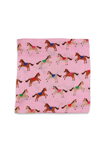 Toby Tiger 2er-Set: Musselintücher in Rosa