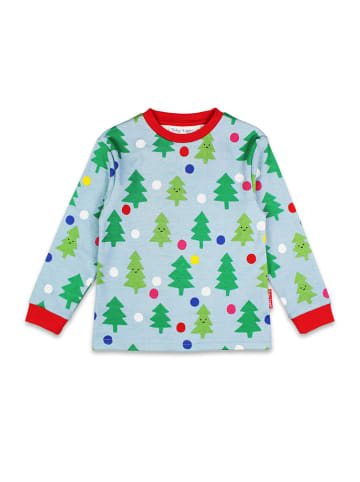 Toby Tiger Pyjama in Hellblau