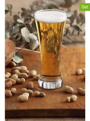 Violeta Home 6er-Set: Biergläser in Transparent - 380 ml