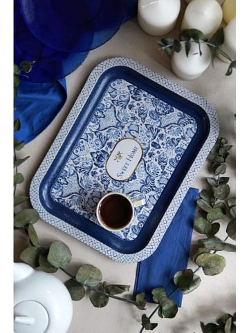 Violeta Home Tablett in Blau - (L)30,7 x (B)23,3 cm