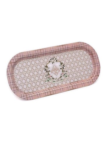 Violeta Home Taca w kolorze jasnoróżowym - 35 x 16 cm