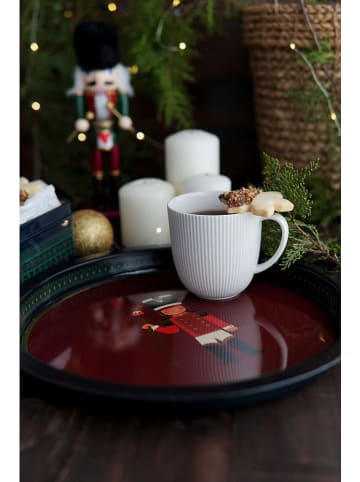 Violeta Home Tablett in Bordeaux - Ø 31,5 cm