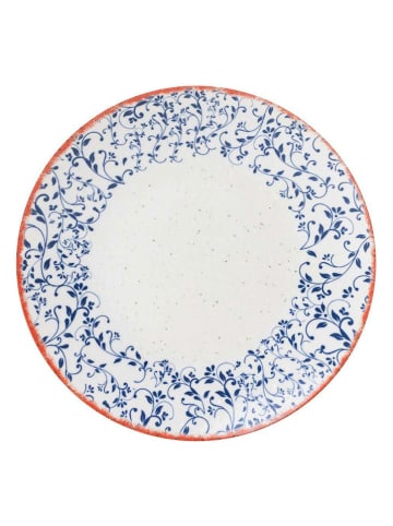 Violeta Home Talerze (6 szt.) w kolorze biało-niebieskim do serwowania - Ø 25 cm