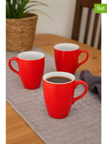 Violeta Home 6er-Set: Kaffeetassen in Rot - 240 ml