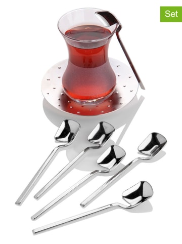 Violeta Home 6er-Set: Edelstahl-Löffel - (L)11 cm
