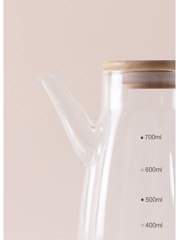 Violeta Home Ölspender in Transparent/ Hellbraun - 700 ml