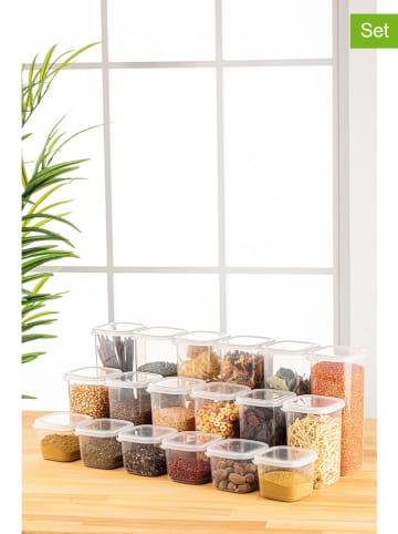 Violeta Home 18er-Set: Vorratsbehälter in Transparent