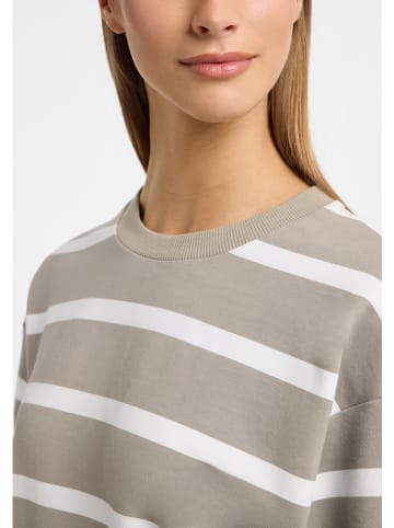 ELBSAND Sweatshirt "Meret" beige/wit
