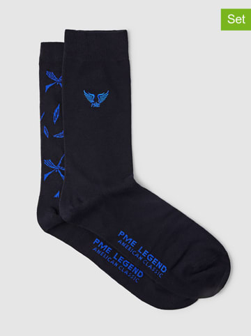 PME Legend 2er-Set: Socken in Dunkelblau