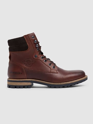 PME Legend Leder-Boots in Cognac