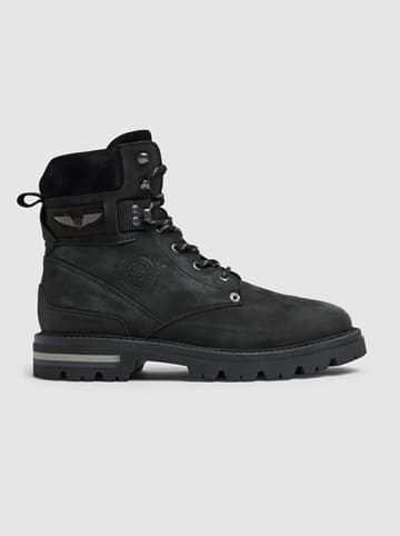 PME Legend Leder-Boots in Schwarz