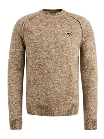 PME Legend Sweter w kolorze jasnobrązowym
