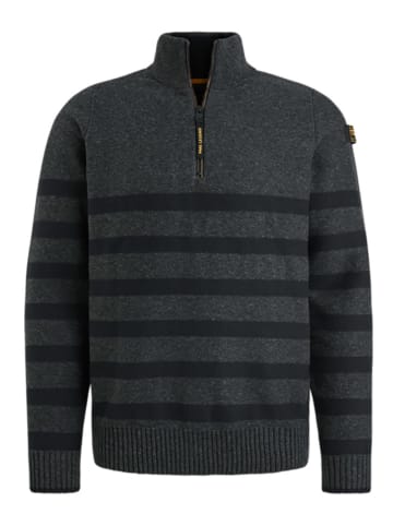 PME Legend Sweter w kolorze antracytowo-czarnym