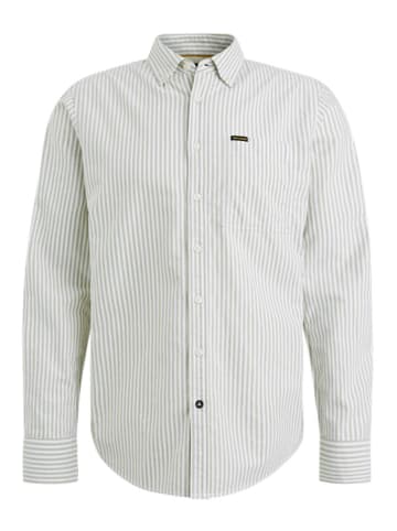 PME Legend Hemd in Beige/ Weiß