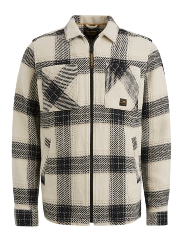 PME Legend Hemd in Creme/ Weiß