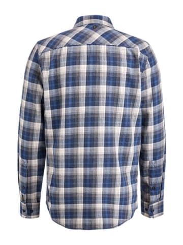PME Legend Hemd in Blau/ Weiß