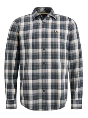 PME Legend Blouse donkerblauw/grijs