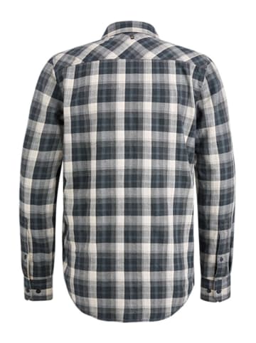 PME Legend Blouse donkerblauw/grijs