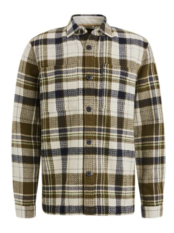 PME Legend Blouse kaki/donkerblauw/crème