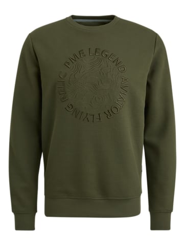 PME Legend Bluza w kolorze ciemnozielonym