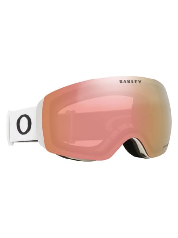 Oakley Gogle narciarskie "Flight Deck" w kolorze biało-jasnoróżowym