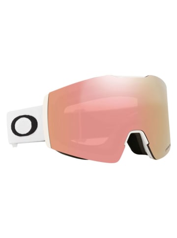 Oakley Gogle narciarskie "Fall Line" w kolorze biało-jasnoróżowym