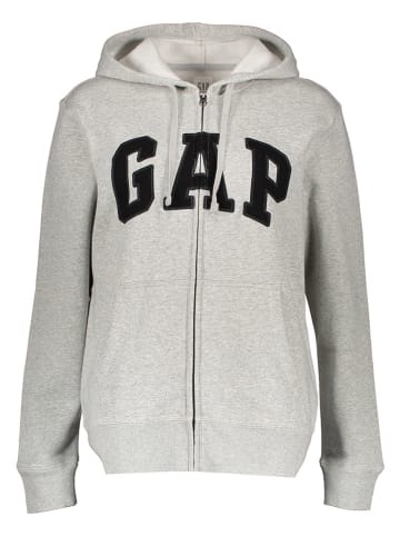 GAP Sweatjacke in Hellgrau